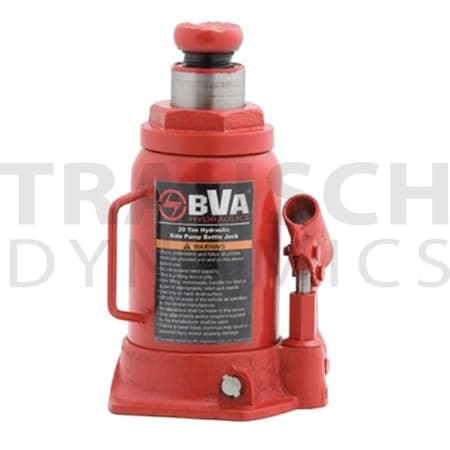 Bva Hydraulics 20 Ton Manual Bottle Jack, J10205 J10205
